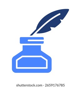 Inkwell Icon-Element für Design