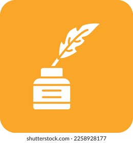 Inkwell Vektorsymbol. Kann für Druck-, Mobil- und Web-Anwendungen verwendet werden.