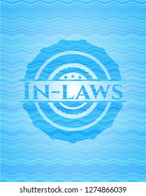 In-laws water representation style badge.