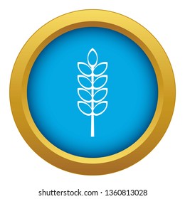 Inlet spike icon blue vector isolated on white background for any design