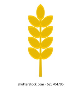 Inlet spike icon flat isolated on white background vector illustration