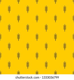 Inlet spike pattern seamless vector repeat geometric yellow for any design