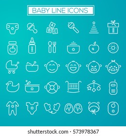 Inline Baby Icons Collection