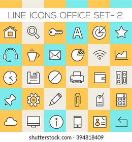 Inline Office Icons Collection