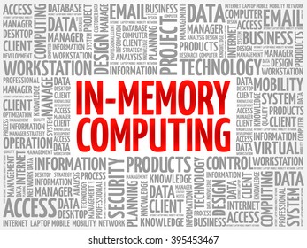 In-Memory Computing word cloud concept