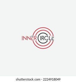 
Inner circle text base logo concept minimal