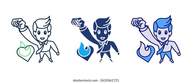 ícone Unidade interna representado pelo ícone Unidade interna Estilo azul, dualline, dualtone.