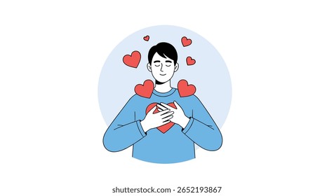 The inner glow of self love embracing your true worth and finding inner peace and joy every single day