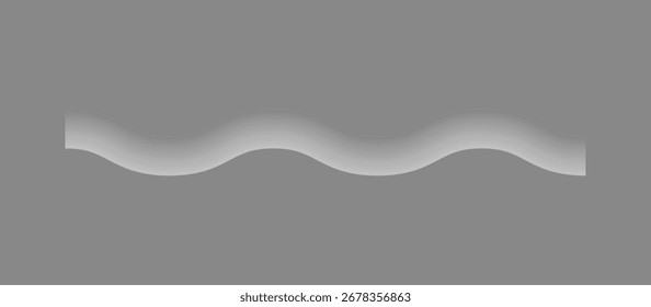 quadro interno de ondas de brilho. Quadro mínimo abstrato com brilho interno suave, vetor mínimo trendy design elemento para projetos gráficos modernos.