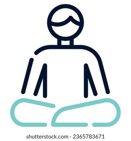 Inner Peace Icon Illustration, for uiux, infographic, etc