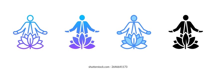 Inner Peace Multi Style Icon Set