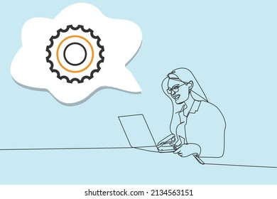 inner work caching icon vector design