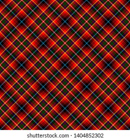 Innes Modern Tartan. Diagonal cell, seamless pattern for fabric, kilts, skirts, plaids