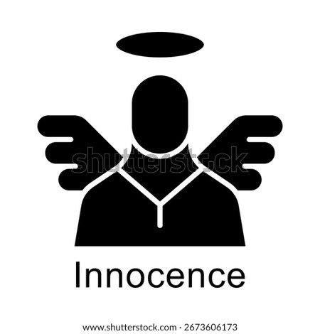Innocence Icon | Purity Vector | Childlike Symbol Illustration