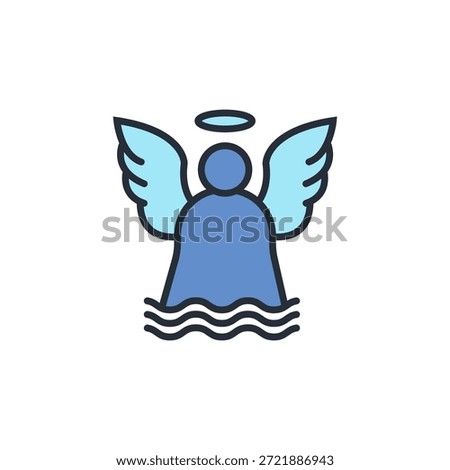 innocence icon. vector.Editable stroke.linear style sign for use web design,logo.Symbol illustration.