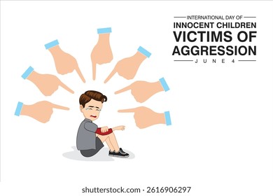 Innocent Children Victims of Aggression. Created to raise awareness for the International Day of Innocent Children Victims of Aggression, observed on June 4.
