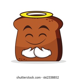 Innocent face bread cartoon character collection