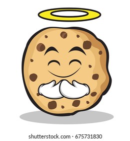 Innocent face sweet cookies character cartoon