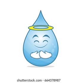 Innocent water cartoon character vector illustration collection