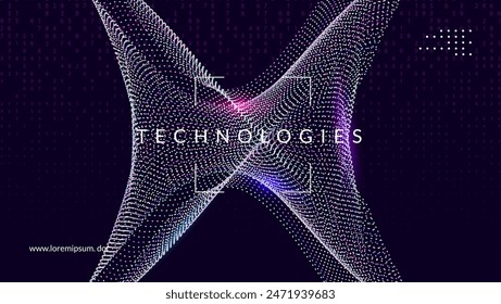 Innovate Background. Deep learning for future intelligence. Visual design of an engineering network. Mobile visualization of analytical patterns. Tech Background.