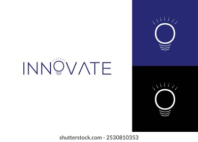 INNOVATE Brand Typography Logo Design Idea