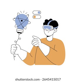 Inovar Elevate Modern ilustrações. Arquivo Eps 10 no plano de fundo transparente