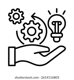 Innovate Icon Element for Design