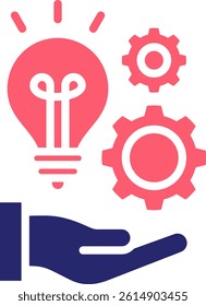 Innovate Icon Fill Vector Illustration