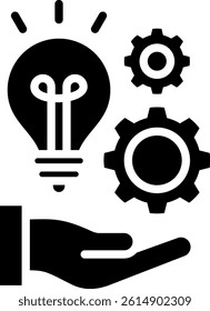 Innovate Icon Glyph Vector Illustration