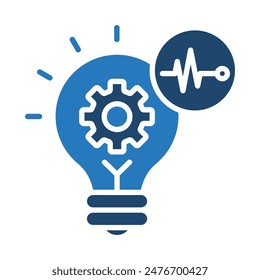 Innovar Ilustración vectorial de línea de iconos Pulse