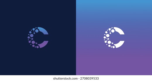 Innovate technology connection startup logo concept, modern, solution symbol, isolated vector logodesign