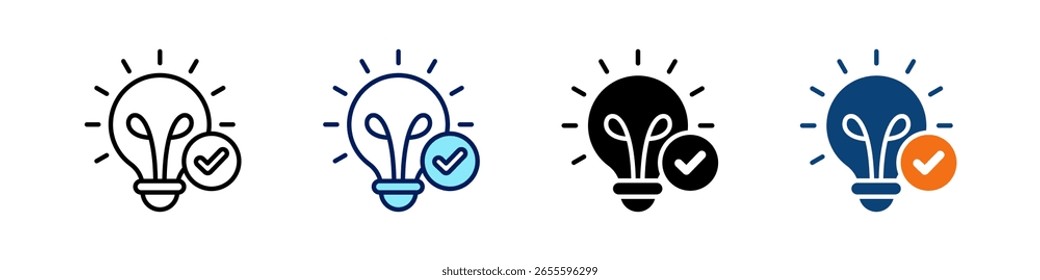 Innovation All In One Icon Multi Styles Vector Set