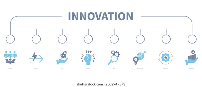 innovation banner web icon vector illustration concept