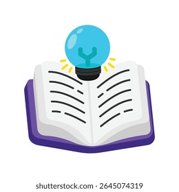 Innovation book Vector style icons. EPS 10 file.