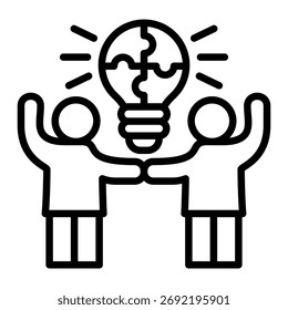 Innovation Boost Icon Element für Design