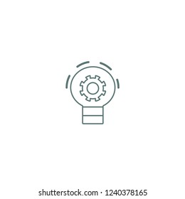 innovation bulb vector icon