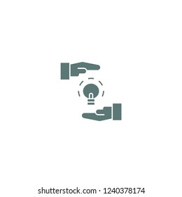 innovation bulb vector icon