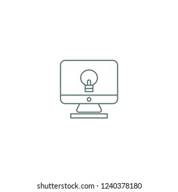 innovation bulb vector icon