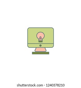innovation bulb vector icon