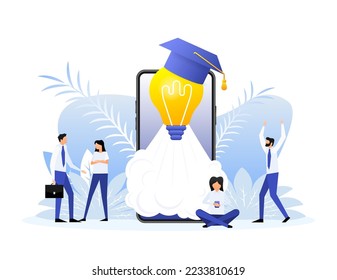 Innovation Business idea, Creative mind, solution to solve problem. Vector illustration.