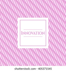 Tarjeta de innovación o banner
