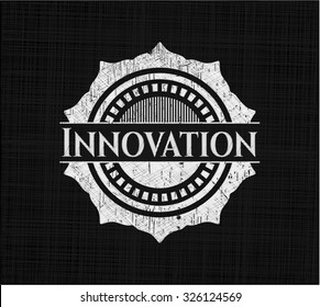 Innovation with chalkboard texture