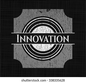 Innovation with chalkboard texture