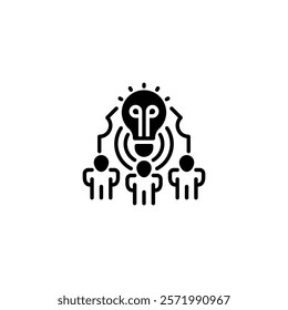Innovation Circle line icon. Universal creative premium symbol. Vector sign icon logo template. Vector illustration
