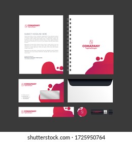Innovation Company Brand Identity Design, Stationary Design Template
