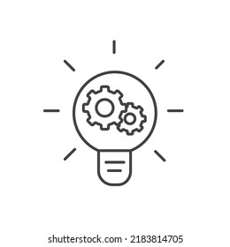 Symbol für das Innovationskonzept, Vektorelemente für Infografik-Web
