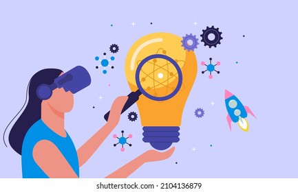 Innovation concept with ideas illustration