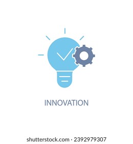 Innovation concept line icon. Simple element illustration. Innovation concept outline symbol design.