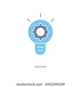 innovation concept line icon. Simple element illustration. innovation concept outline symbol design.
