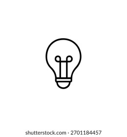 Innovation and creativity symbol for education
A vector icon of a light bulb, symbolizing ideas and innovation.